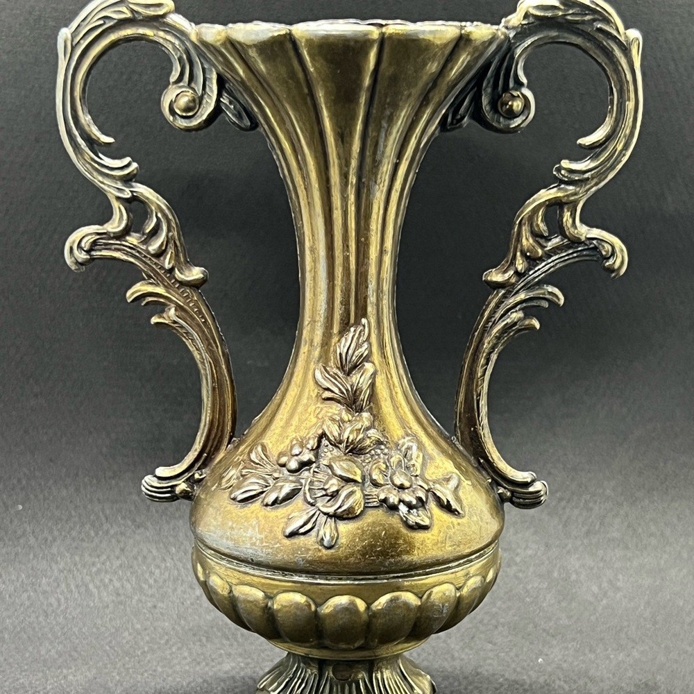 Elegant Bronze Decorative Vase - Picture 3 of 7